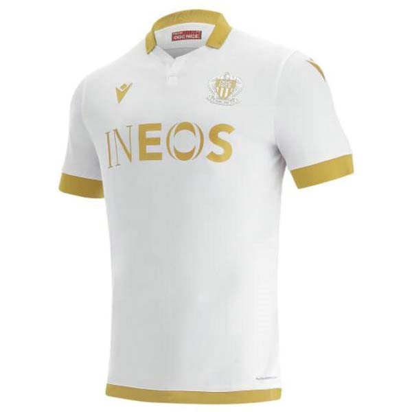 Tailandia Camiseta OGC Nice Replica Segunda Ropa 2021/22 Blanco